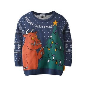 The Gruffalo Boys Knitted Christmas Sweater / Blue